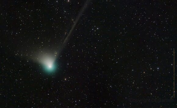 Comet C/2022 E3 made its closest approach to Earth after 50,000 years. AFP/NASA/Dan Bartlett photo.