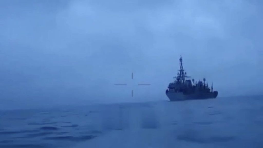 The video of the attack on the Russian ship “Ivan Churs” has been released