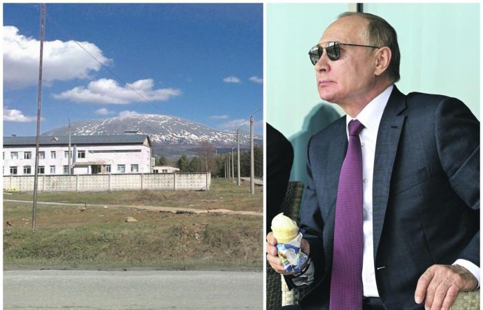 Having caused a mass catastrophe, V. Putin would be hiding in the Evil Mountain?