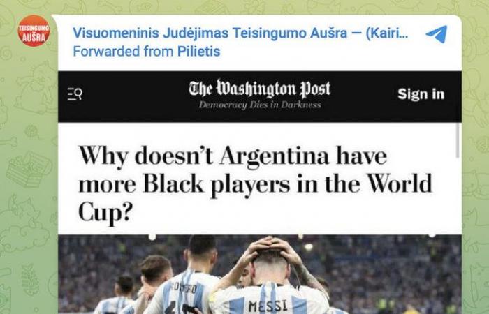 ‘Argentina is not a Disney movie’: who said that about black footballers?