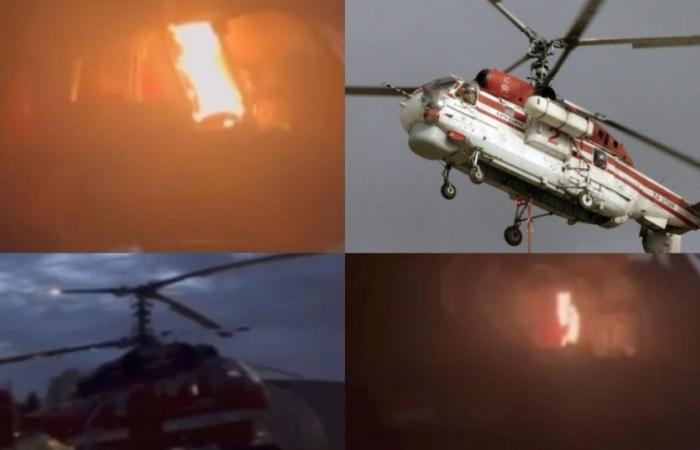 Under the nose of the Russian Ministry of Defense: images of Ukraine destroying a Ka-32 helicopter in Moscow have appeared