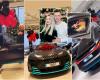 Natalia Bunke received an impressive surprise from her lover: he gave her a brand new luxury Audi car