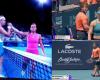 In Miami – the ball server who took the racket in his hands and C. Giorgi’s handshake with V. Azarenka almost ended with a slap