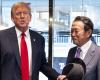 Trump met with the former Japanese prime minister in New York