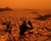 The situation in Athens resembles the Apocalypse: dust has drowned the city