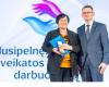 The medical biologist of Alytus Hospital received the Ministry’s award for merit