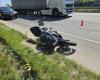 A motorcyclist was injured in an accident in Vilnius
