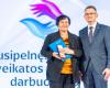 The medical biologist of Alytus Hospital received the Ministry’s award for merit