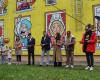 The people of Alysti welcome Europe Day with a colorful gift – a drawing on the wall