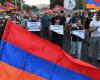 In Armenia, there are thousands of protests against the agreement with Azerbaijan on land
